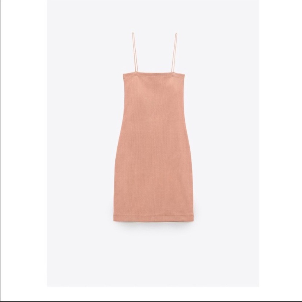 ZARA RIBBED BODYCON DRESS